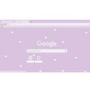 Purple hearts~ screen for extension Chrome web store in OffiDocs Chromium